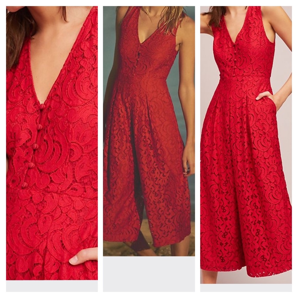 Jaeda Lace Wide-Leg Jumpsuit Moulinette Sœurs